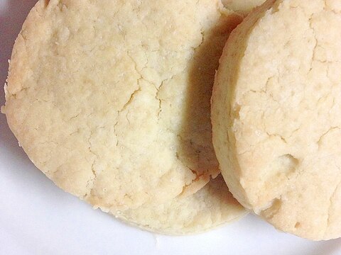 米粉とショートニングのクッキー